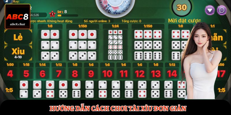 Hướng dẫn cách chơi Tài Xỉu đơn giản