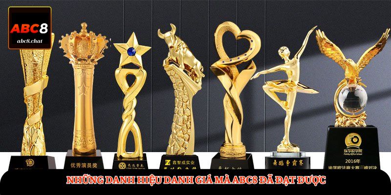 Những danh hiệu danh giá mà ABC8 đã đạt được